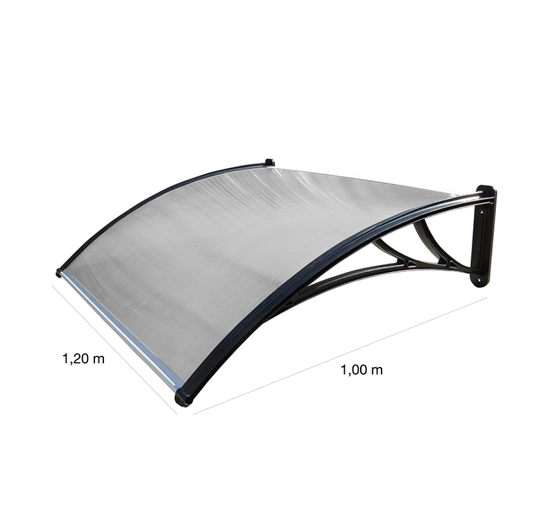 Alero Listo 1.00x1.20 mts Transparente - Imagen 1