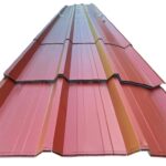 Teja Metálica Gravillada Terracota 0.4x1140x410mm