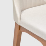 Comedor 1.35 Addar Off White 4 sillas Elsie Beige - Imagen 5