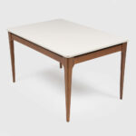 Comedor 1.35 Addar Off White + 4 sillas Tai - Imagen 5