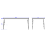 Comedor 1.8 Olive Negro+6 Sillas Selina Giratoria - Imagen 2