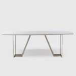 Comedor Albany 2.2 Champaña + 8 Sillas Elis Champaña – Elegancia y Modernidad para tu Comedor - Imagen 2