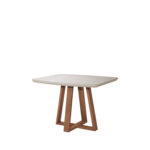Comedor Bennet 1.2 + 4 sillas Selina Gold Giratoria - Imagen 2