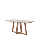 Comedor Bennet 1.6 + 6 Sillas Selina Gold Giratoria - Imagen 4