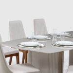 Comedor Liege 2.2 + 8 Sillas Elsie beige - Imagen 2