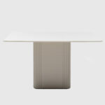 Comedor Liege Cuadrada + 8 Sillas Elsie Beige - Imagen 4