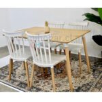 Comedor Rectangular Mesa Eames 120x80cm + Sillas Windsor - Imagen 6