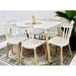 Comedor Rectangular Mesa Eames 120x80cm + Sillas Windsor - Imagen 8
