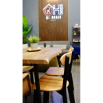 Comedor Rectangular Rusti 140x80 + Sillas Soma Negro - Imagen 3