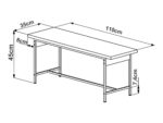 Comedor York 27921 + Bancas - Imagen 4