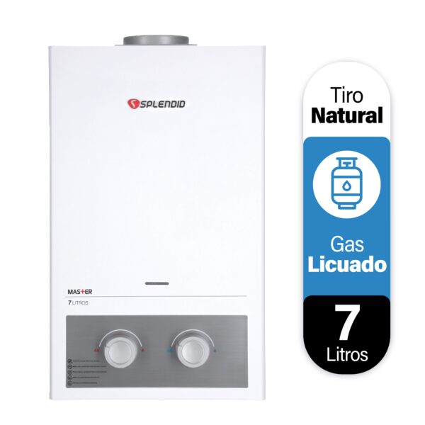 Calefont 7 Litros Master Gas Licuado Splendid