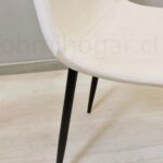 Pack 4 Sillas Eames Velvet PN - Imagen 2