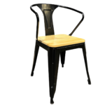 Pack 4 Sillas Tolix Pierre Negro