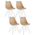 Pack 4 Sillas Tulip Iron - Imagen 4