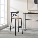 Pack 4 Taburetes Crossback Basic 76cm - Imagen 5