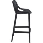 Pack 4 Taburetes Euro Basic Negros 75cm - Imagen 3