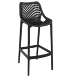 Pack 4 Taburetes Euro Basic Negros 75cm - Imagen 5
