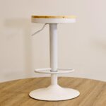 Pack de 2 Taburetes Minimal Regulables de Madera - Imagen 3