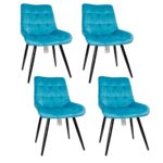 Pack de 4 Sillas Milano Velvet (Elegir Color)