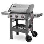 Parrilla a gas Spirit II S-320 GBS ( 3 Quemadores + Cocinilla ) Acero inoxidable