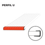 Perfil U 4/6 mm x 2.10 mts.