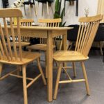 Set Comedor Mesa Komoro Rectangular 150x90 cm + 4 Sillas Windsor de Madera – Elegancia y Funcionalidad para tu Hogar - Imagen 7