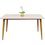 Set Comedor Rectangular de Cuarzo + 4 Sillas Eames Velvet - Imagen 7