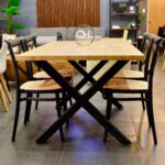 Set Comedor Xtable + Sillas Crossback Top Negro