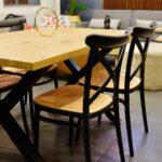 Set Comedor Xtable + Sillas Crossback Top Negro - Imagen 5