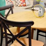 Set de Comedor Extensible Wood (100-140-180 cm) + Sillas Crossback Top - Imagen 2