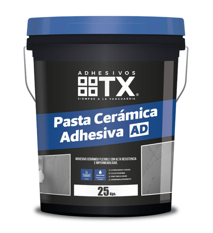 Adhesivo TX Pasta Porcelanato DA Tineta 25Kg