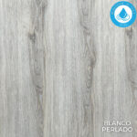 Piso Flotante Resistente al Agua 8 mm BLANCO PERLADO 122 cm x 20 cm 2.44 m2