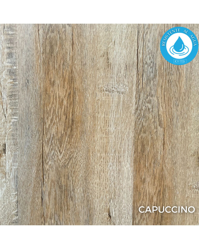 Piso Flotante Resistente al Agua 8 mm CAPUCCINO 122 cm x 20 cm 2.44 m2