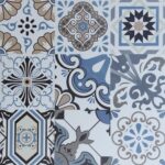 Porcelanato Mosaico 3x3 Azul 60x60