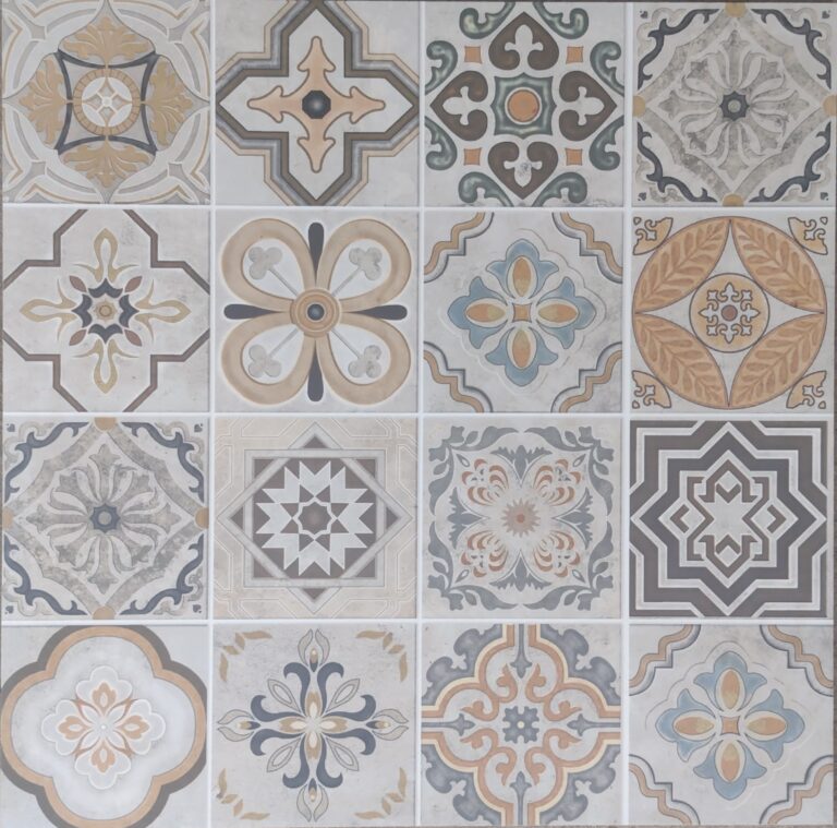 Porcelanato Mosaico 4x4 Beige 60x60