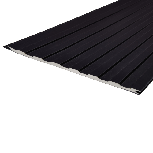 Revestimiento Metálico de Pared Color Negro